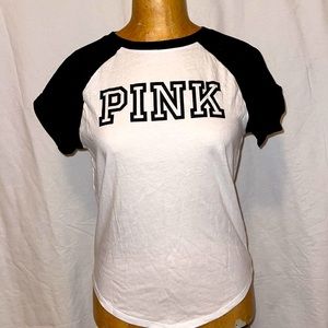 PINK by Victoria Secret Raglan baseball tee T-shirt